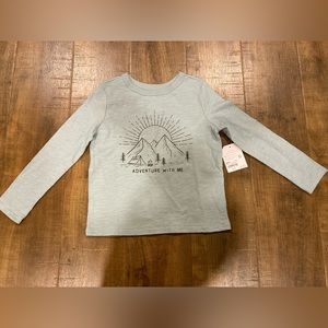 Adventure With Me Blue Long Sleeve Tee